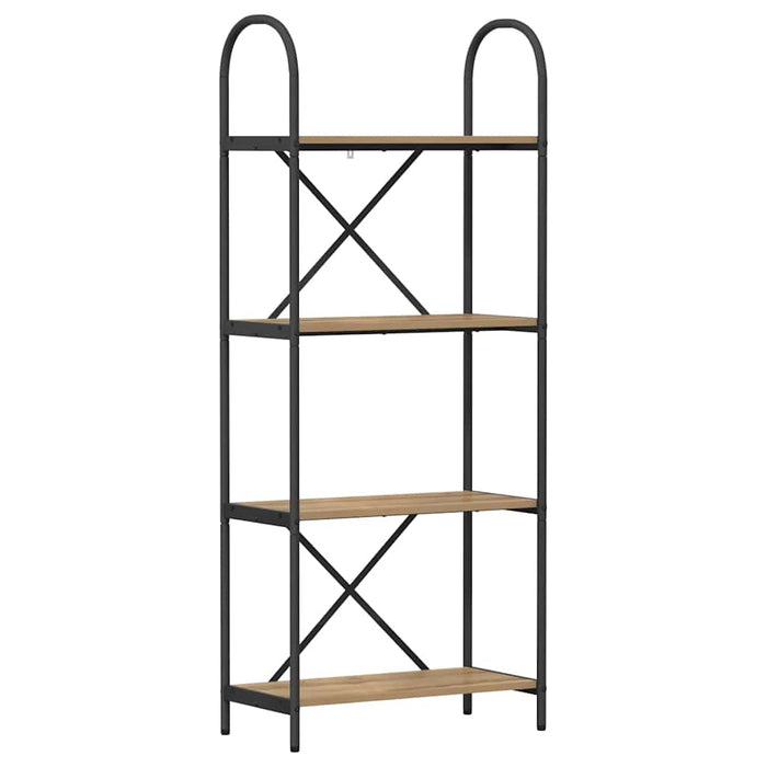 Raft pentru cărți stejar artizanal 60 x 30 x 146 cm - WALTI WALTI