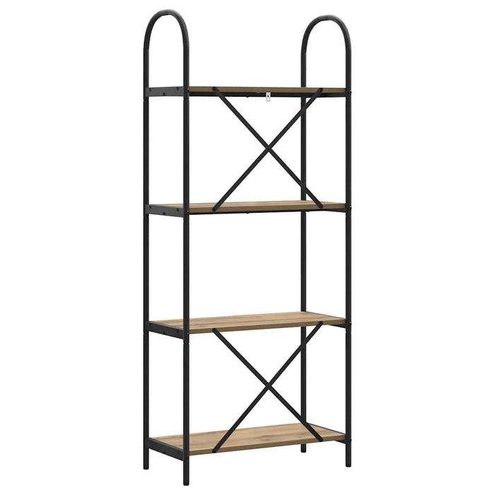 Raft pentru cărți stejar artizanal 60 x 30 x 146 cm - WALTI WALTI