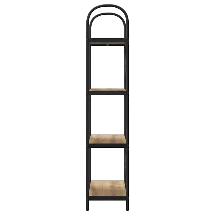 Raft pentru cărți stejar artizanal 60 x 30 x 146 cm - WALTI WALTI