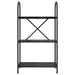 Raft pentru cărți Stejar negru 60 x 30 x 109 cm Lemn compozit - WALTI WALTI