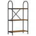 Raft pentru cărți Stejar afumat 60 x 30 x 109 cm Lemn compozit - WALTI WALTI