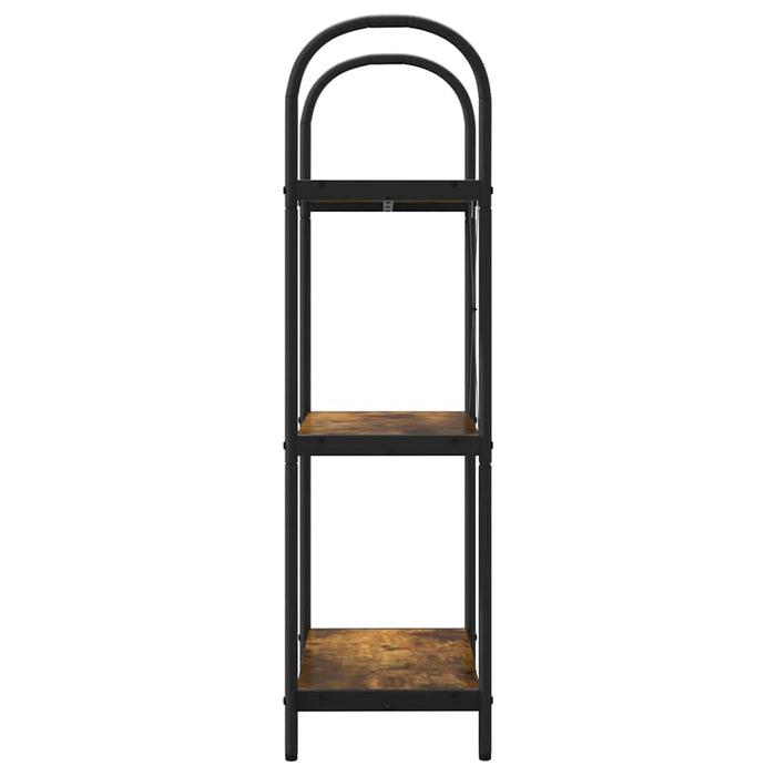 Raft pentru cărți Stejar afumat 60 x 30 x 109 cm Lemn compozit - WALTI WALTI