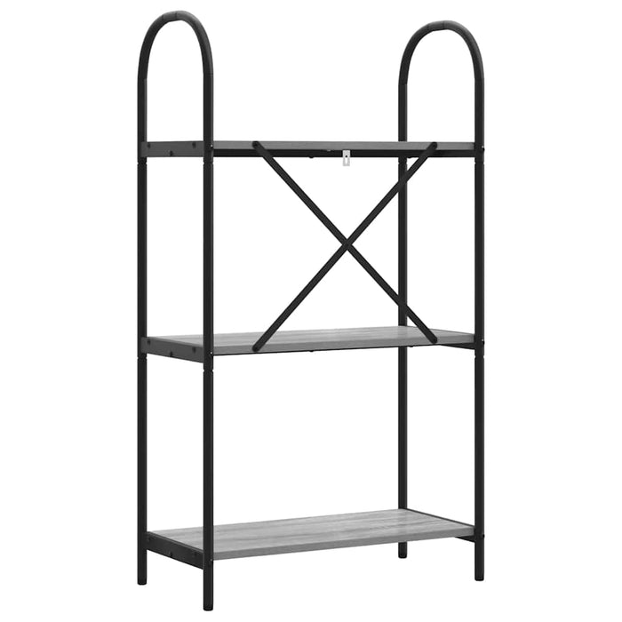 Raft pentru cărți sonoma gri 60 x 30 x 109 cm Lemn compozit - WALTI WALTI
