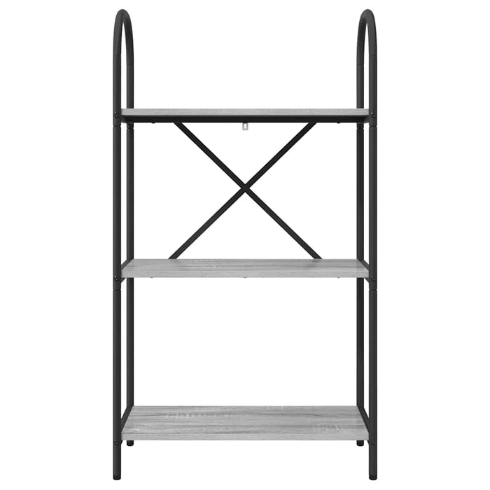 Raft pentru cărți sonoma gri 60 x 30 x 109 cm Lemn compozit - WALTI WALTI