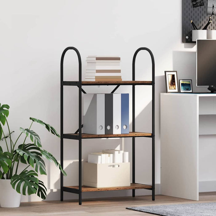 Raft pentru cărți Lemn vechi 60 x 30 x 109 cm Lemn compozit - WALTI WALTI