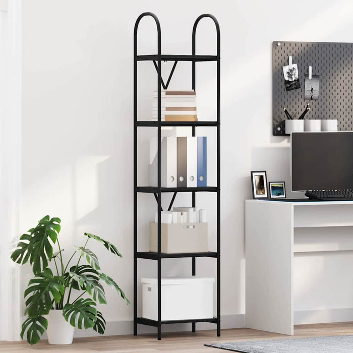 Raft pentru cărți Stejar negru 40 x 30 x 183 cm Lemn compozit - WALTI WALTI