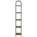 Raft pentru cărți Stejar afumat 40 x 30 x 183 cm Lemn compozit - WALTI WALTI