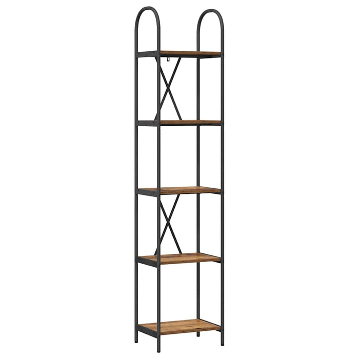 Raft pentru cărți Lemn vechi 40 x 30 x 183 cm Lemn compozit - WALTI WALTI