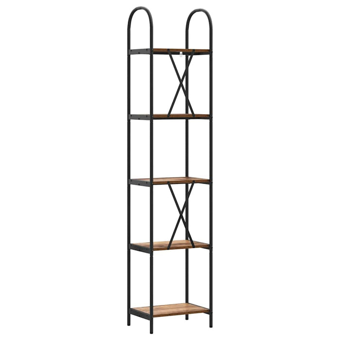 Raft pentru cărți Lemn vechi 40 x 30 x 183 cm Lemn compozit - WALTI WALTI