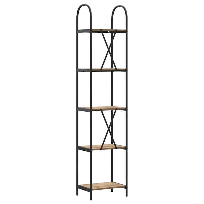 Raft pentru cărți stejar artizanal 40 x 30 x 183 cm - WALTI WALTI