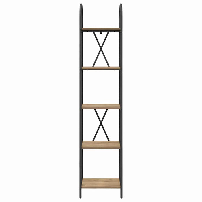 Raft pentru cărți stejar artizanal 40 x 30 x 183 cm - WALTI WALTI