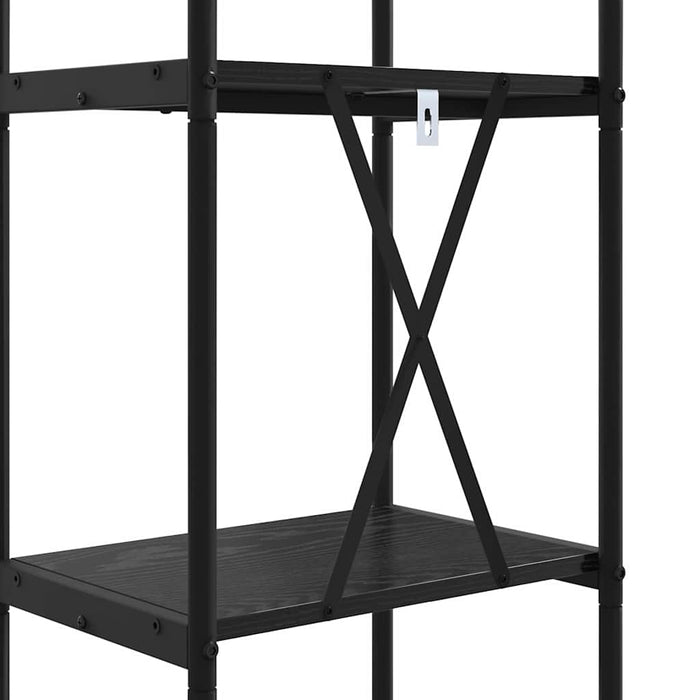 Raft pentru cărți Stejar negru 40 x 30 x 146 cm Lemn compozit - WALTI WALTI