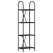 Raft pentru cărți Stejar negru 40 x 30 x 146 cm Lemn compozit - WALTI WALTI