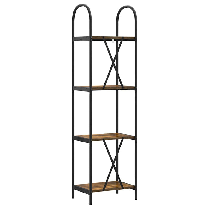 Raft pentru cărți Stejar afumat 40 x 30 x 146 cm Lemn compozit - WALTI WALTI
