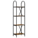 Raft pentru cărți Stejar afumat 40 x 30 x 146 cm Lemn compozit - WALTI WALTI