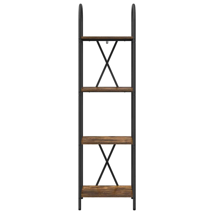 Raft pentru cărți Stejar afumat 40 x 30 x 146 cm Lemn compozit - WALTI WALTI