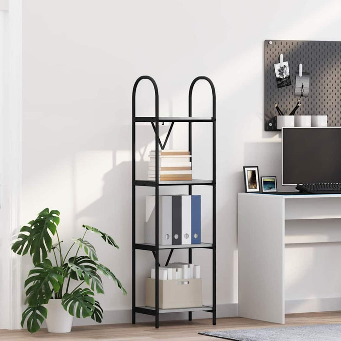 Raft pentru cărți sonoma gri 40 x 30 x 146 cm Lemn compozit - WALTI WALTI