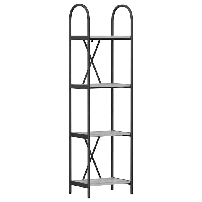 Raft pentru cărți sonoma gri 40 x 30 x 146 cm Lemn compozit - WALTI WALTI