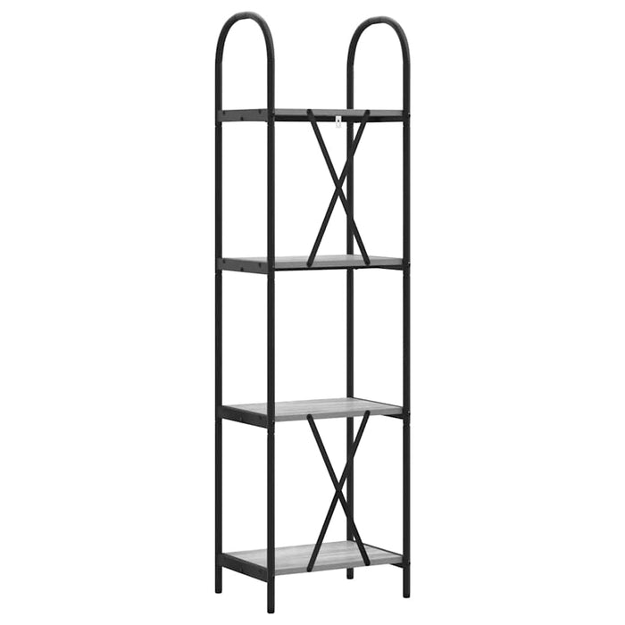 Raft pentru cărți sonoma gri 40 x 30 x 146 cm Lemn compozit - WALTI WALTI