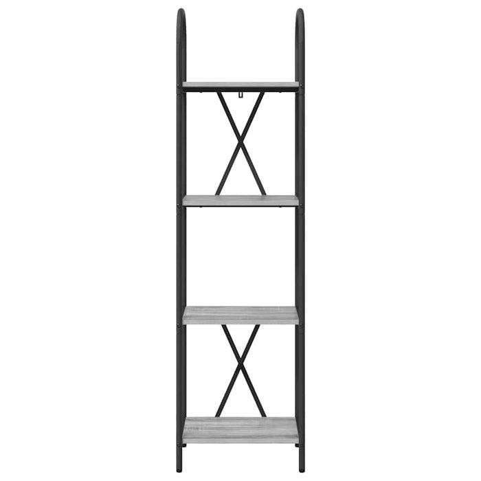 Raft pentru cărți sonoma gri 40 x 30 x 146 cm Lemn compozit - WALTI WALTI