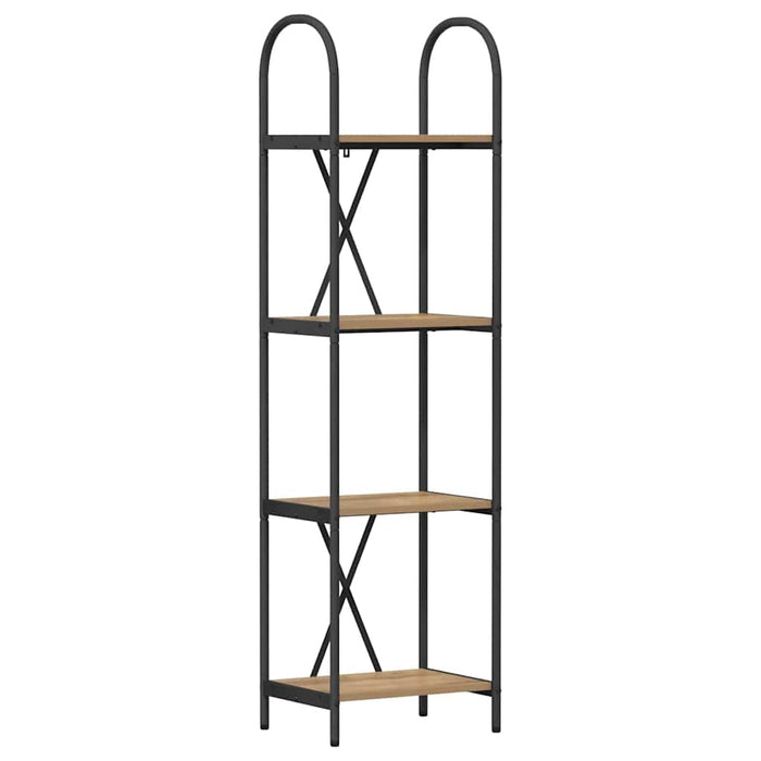 Raft pentru cărți stejar artizanal 40 x 30 x 146 cm - WALTI WALTI