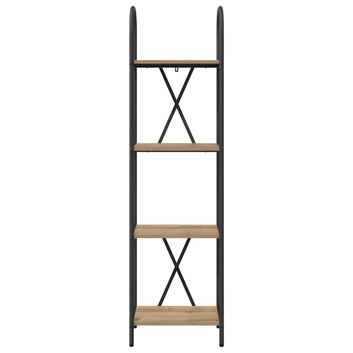 Raft pentru cărți stejar artizanal 40 x 30 x 146 cm - WALTI WALTI