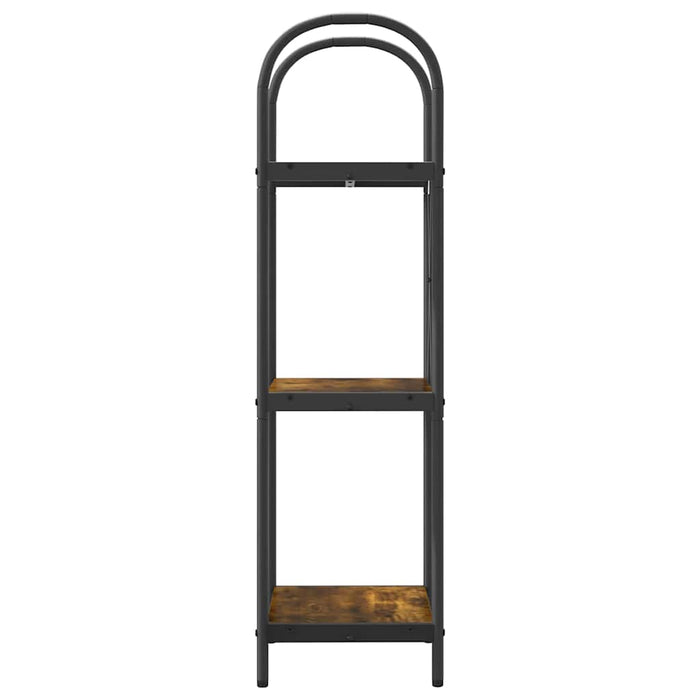 Raft pentru cărți Stejar afumat 40 x 30 x 109 cm Lemn compozit - WALTI WALTI