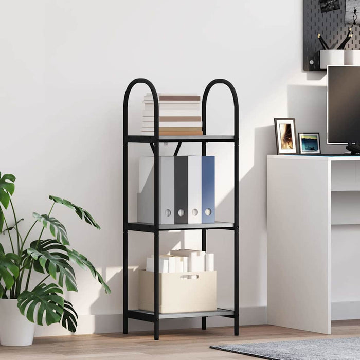 Raft pentru cărți sonoma gri 40 x 30 x 109 cm Lemn compozit - WALTI WALTI