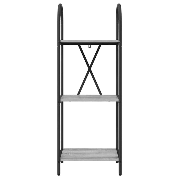 Raft pentru cărți sonoma gri 40 x 30 x 109 cm Lemn compozit - WALTI WALTI