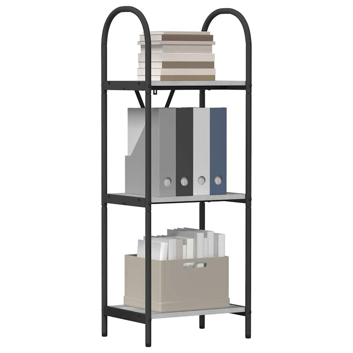 Raft pentru cărți sonoma gri 40 x 30 x 109 cm Lemn compozit - WALTI WALTI