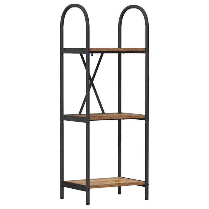 Raft pentru cărți Lemn vechi 40 x 30 x 109 cm Lemn compozit - WALTI WALTI