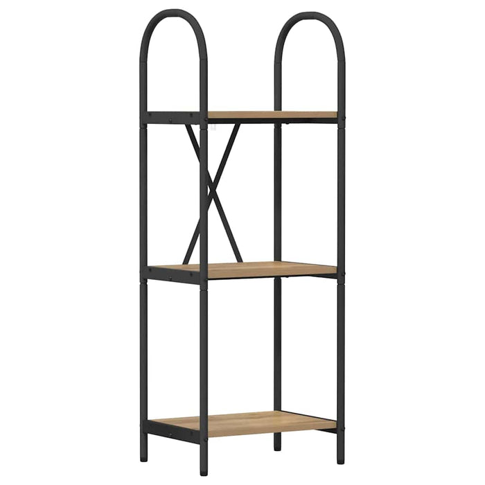 Raft pentru cărți stejar artizanal 40 x 30 x 109 cm - WALTI WALTI