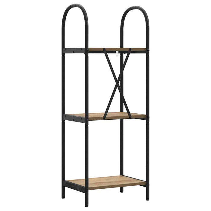 Raft pentru cărți stejar artizanal 40 x 30 x 109 cm - WALTI WALTI