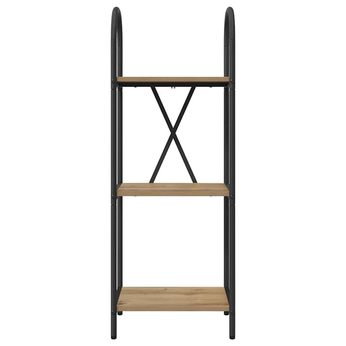 Raft pentru cărți stejar artizanal 40 x 30 x 109 cm - WALTI WALTI
