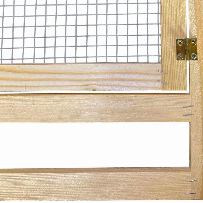 Căsuță pentru pui Maro 75 x 60 x 89 cm Lemn de pin masiv - WALTI WALTI