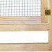 Căsuță pentru pui Maro 75 x 60 x 89 cm Lemn de pin masiv - WALTI WALTI