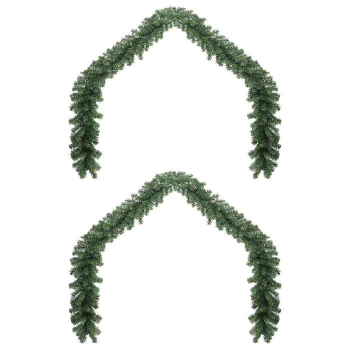 Ghirlandă de Crăciun cu 600 LED 2 pcs Verde PVC - WALTI WALTI