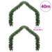 Ghirlandă de Crăciun cu 600 LED 2 pcs Verde PVC - WALTI WALTI