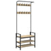 Răcător de paltoane cu raft Stejar Sonoma 75 x 34 x 184 cm - WALTI WALTI