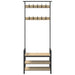 Răcător de paltoane cu raft Stejar Sonoma 75 x 34 x 184 cm - WALTI WALTI