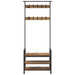 Răcător de paltoane Lemn vechi 75 x 34 x 184 cm Lemn compozit - WALTI WALTI