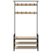 Răcător de paltoane cu raft Stejar Sonoma 95 x 34 x 184 cm - WALTI WALTI