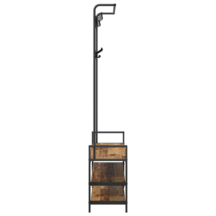 Răcător de paltoane Lemn vechi 95 x 34 x 184 cm Lemn compozit - WALTI WALTI