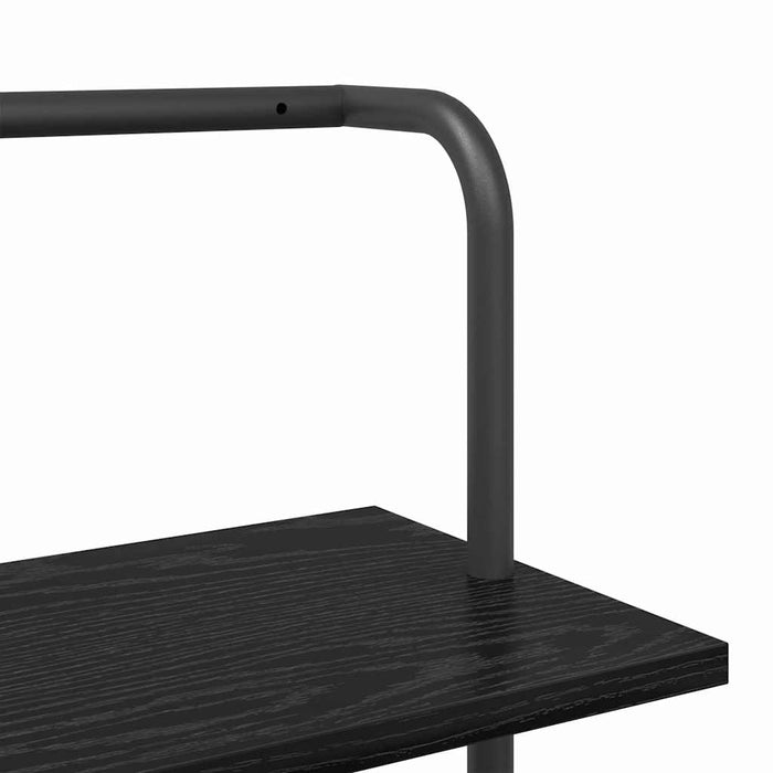 Raft pentru cărți Stejar Negru 60 x 24 x 168 cm Lemn compozit - WALTI WALTI
