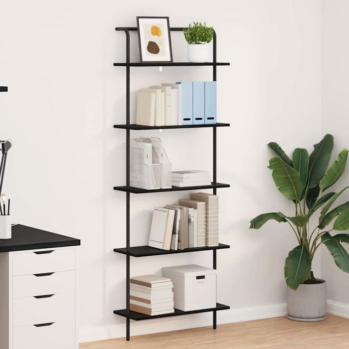 Raft pentru cărți Stejar Negru 60 x 24 x 168 cm Lemn compozit - WALTI WALTI