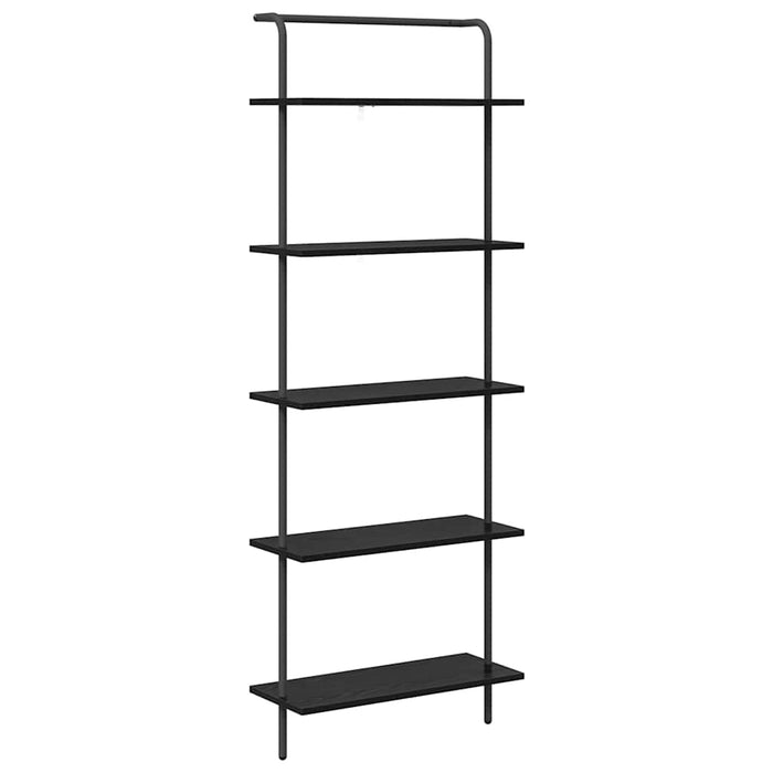Raft pentru cărți Stejar Negru 60 x 24 x 168 cm Lemn compozit - WALTI WALTI