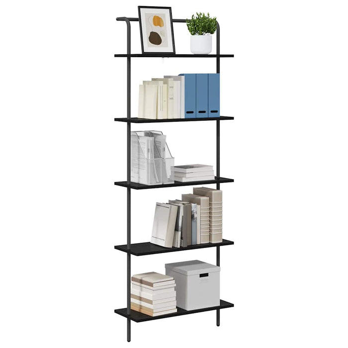 Raft pentru cărți Stejar Negru 60 x 24 x 168 cm Lemn compozit - WALTI WALTI