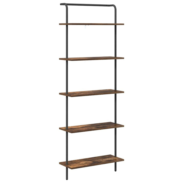 Raft pentru cărți Stejar fumuriu 60 x 24 x 168 cm Lemn compozit - WALTI WALTI