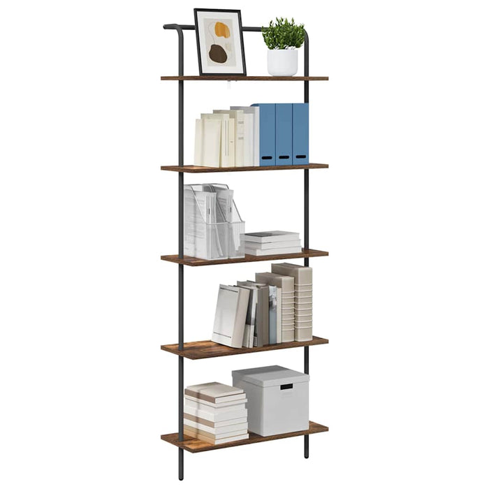 Raft pentru cărți Stejar fumuriu 60 x 24 x 168 cm Lemn compozit - WALTI WALTI