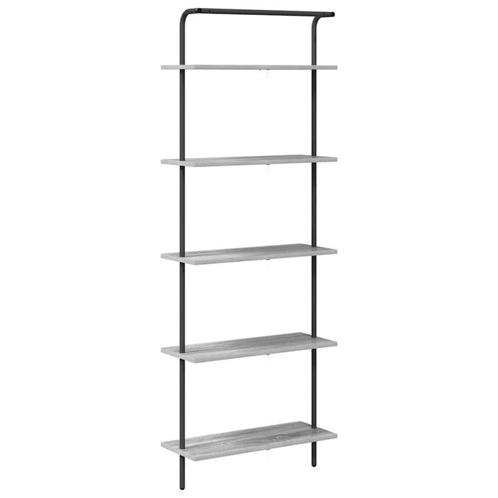 Raft pentru cărți Gri Sonoma 60 x 24 x 168 cm Lemn compozit - WALTI WALTI